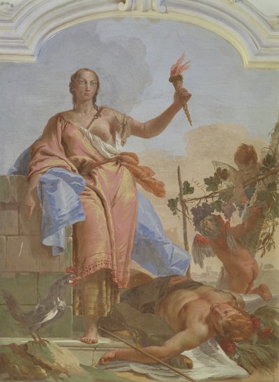 Industrie triumphiert über Faulheit von Giovanni Battista Tiepolo